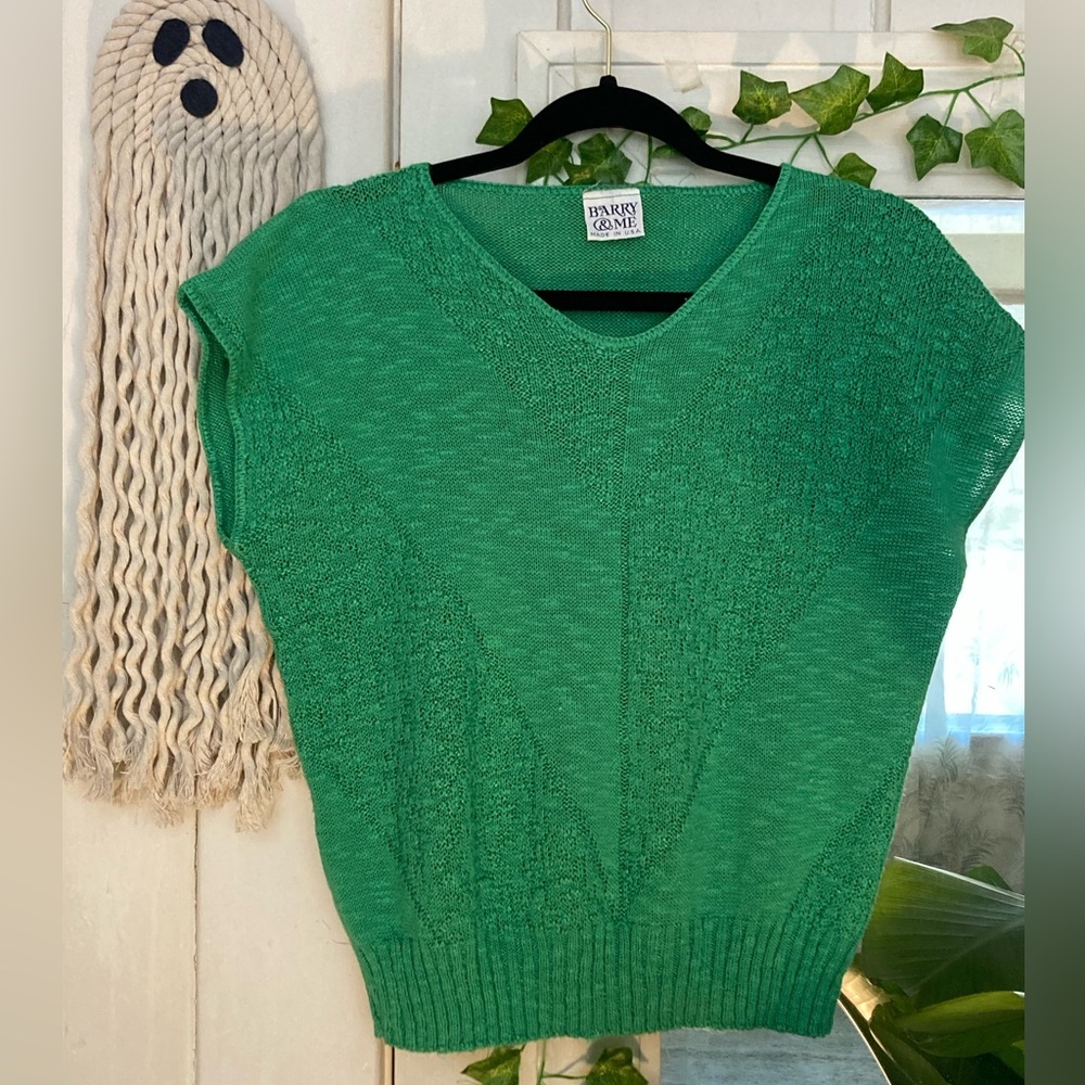 Barry & me knitted shirt